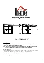 Предварительный просмотр 1 страницы HOMCOM 920-037BK Assembly Instructions Manual