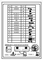 Предварительный просмотр 4 страницы HOMCOM 920-037BK Assembly Instructions Manual