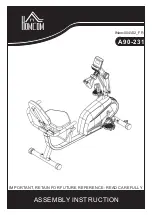 HOMCOM A90-231 Assembly Instruction Manual предпросмотр