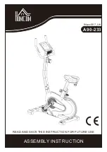 HOMCOM A90-233 Assembly Instruction Manual preview