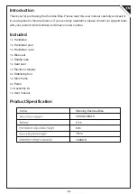 Preview for 2 page of HOMCOM A90-254 Assembly & Instruction Manual