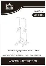 Предварительный просмотр 1 страницы HOMCOM A91-106 Assembly Instructions Manual