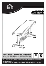 Preview for 1 page of HOMCOM A91-233V00 Assembly Instruction Manual