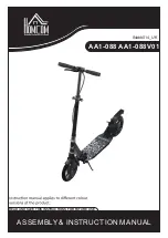 Preview for 1 page of HOMCOM AA1-088 Assembly & Instruction Manual