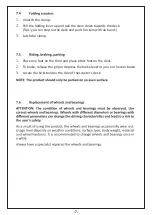 Preview for 8 page of HOMCOM AA1-088 Assembly & Instruction Manual