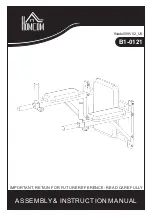 HOMCOM B1-0121 Assembly & Instruction Manual preview