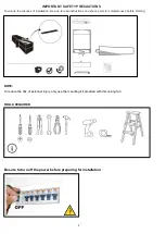 Preview for 3 page of HOMCOM B31-390V80 Assembly & Instruction Manual