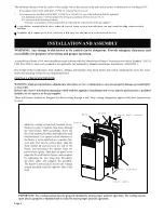 Preview for 8 page of HomComfort DV14 Installation Instructions And Owner'S Manual