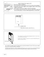 Preview for 18 page of HomComfort DV21L Installation Instructions And Owner'S Manual