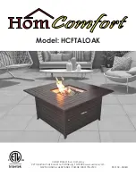 HomComfort HCFTALOAK Manual preview