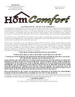 Preview for 16 page of HomComfort HCFTALOAK Manual