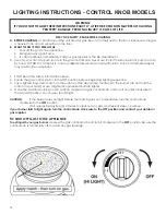 Preview for 10 page of HomComfort HCGV1 Installation And Operating Manual