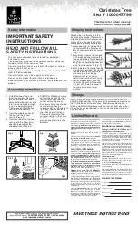 Home Accents Holiday 1000047798 Assembly Instructions preview