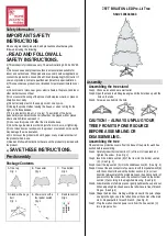 Preview for 1 page of Home Accents Holiday 1001343443 Quick Start Manual