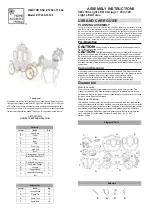 Preview for 1 page of Home Accents Holiday 1002 377 664 Assembly Instructions