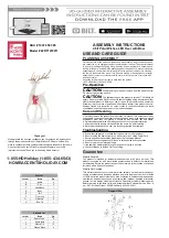 Preview for 1 page of Home Accents Holiday 22RT1272211 Assembly Instructions