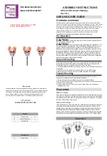 Preview for 1 page of Home Accents Holiday 22RT4472225XY Assembly Instructions