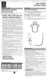 Preview for 1 page of Home Accents Holiday 36681 Instructions