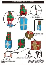 Preview for 9 page of Home Accents Holiday 8 FT GIANT-SIZED LED GIFT BOXES Setup Instructions