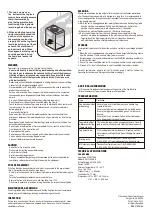 Preview for 2 page of Home Accents Holiday FM1000-ASH User Manual