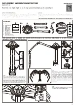 Preview for 1 page of Home Accents Holiday Gargantuan Spider Easy Assembly And Operation Instructions