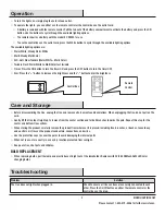 Preview for 5 page of Home Accents Holiday H8100701 Use And Care Manual