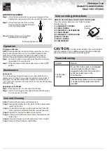 Preview for 2 page of Home Accents Holiday TG66M2Z29D06 Quick Start Manual