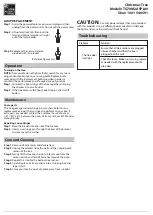 Preview for 2 page of Home Accents Holiday TG70M2ASPL00 Quick Start Manual