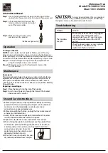 Preview for 2 page of Home Accents Holiday TG76M5311L10 Manual