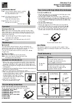 Preview for 2 page of Home Accents Holiday TG90P2900D01 Quick Start Manual