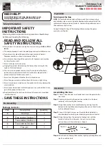 Preview for 1 page of Home Accents Holiday TV66M3AUSC04 Manual