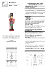 Preview for 1 page of Home Accents Holiday TY104-1714-1 Aassembly Instructions