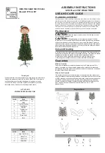 Preview for 1 page of Home Accents Holiday TY133-1817 Aassembly Instructions