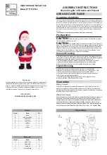 Preview for 1 page of Home Accents Holiday TY137-2014 Assembly Instructions