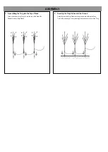 Preview for 2 page of Home Accents Holiday TY168-1313 Assembly Instructions