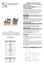 Preview for 1 page of Home Accents Holiday TY229+739-1614-1 Assembly Instructions