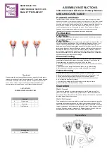 Preview for 1 page of Home Accents Holiday TYY0950-2025-XY Assembly Instructions