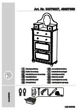 Preview for 1 page of Home affaire 33379827 Assembly Instructions Manual