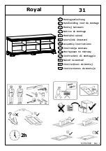 Preview for 37 page of Home affaire 3422126142 Assembly Instructions Manual