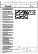 Preview for 45 page of Home affaire 3422126142 Assembly Instructions Manual