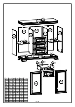 Предварительный просмотр 3 страницы Home affaire 3942492782 Assembly Instructions Manual