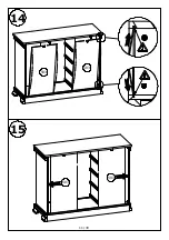 Предварительный просмотр 11 страницы Home affaire 3942492782 Assembly Instructions Manual