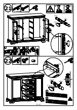 Предварительный просмотр 15 страницы Home affaire 3942492782 Assembly Instructions Manual