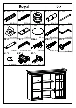 Предварительный просмотр 22 страницы Home affaire 3942492782 Assembly Instructions Manual