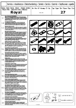 Предварительный просмотр 36 страницы Home affaire 3942492782 Assembly Instructions Manual