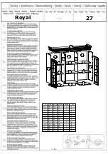 Предварительный просмотр 37 страницы Home affaire 3942492782 Assembly Instructions Manual