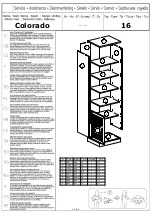 Предварительный просмотр 15 страницы Home affaire 4577764425 Assembly Instructions Manual