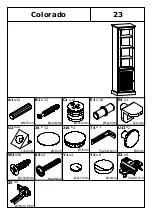 Предварительный просмотр 18 страницы Home affaire 4577764425 Assembly Instructions Manual