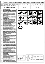 Предварительный просмотр 30 страницы Home affaire 4577764425 Assembly Instructions Manual