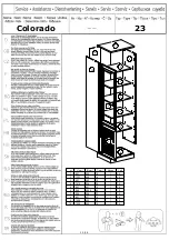 Предварительный просмотр 31 страницы Home affaire 4577764425 Assembly Instructions Manual